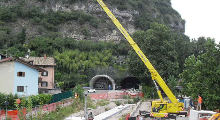 Servizio noleggio autogru con conducente Trento Bolzano Bressanone